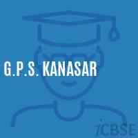 G.P.S. Kanasar Primary School Logo