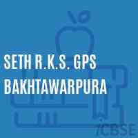 Seth R.K.S. Gps Bakhtawarpura Primary School Logo