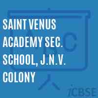 Saint Venus Academy Sec. School, J.N.V. Colony Logo