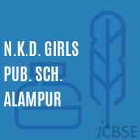N.K.D. Girls Pub. Sch. Alampur Secondary School Logo