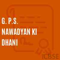G. P.S. Nawadyan Ki Dhani Primary School Logo