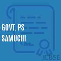 Govt. Ps Samuchi Primary School Logo