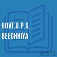 Govt.U.P.S. Beechhiya Middle School Logo
