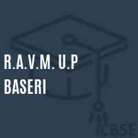 R.A.V.M. U.P Baseri Middle School Logo