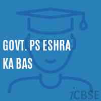 Govt. Ps Eshra Ka Bas Primary School Logo