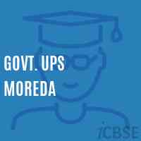 Govt. Ups Moreda Middle School Logo
