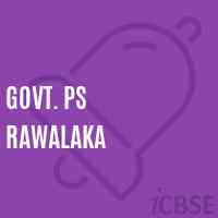 Govt. Ps Rawalaka Primary School Logo
