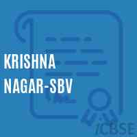 Krishna Nagar-SBV Senior Secondary School Logo