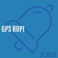 Gps Ropi Primary School Logo