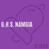 G.H.S. Namgia Secondary School Logo