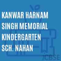 Kanwar Harnam Singh Memorial Kindergarten Sch. Nahan Primary School Logo