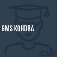 Gms Kohdra Middle School Logo