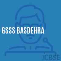 Gsss Basdehra High School Logo