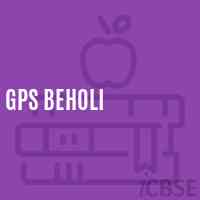 Gps Beholi Primary School Logo