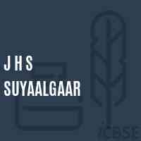 J H S Suyaalgaar Middle School Logo
