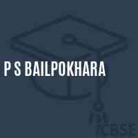 P S Bailpokhara Primary School Logo