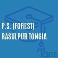 P.S. (Forest) Rasulpur Tongia Primary School Logo