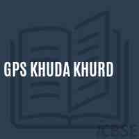 Gps Khuda Khurd Primary School Logo