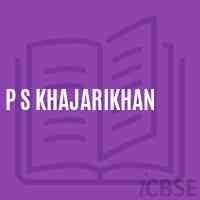 P S Khajarikhan Primary School Logo