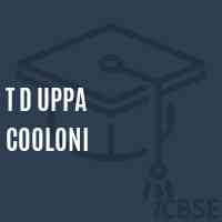 T D Uppa Cooloni Primary School Logo