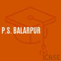 P.S. Balarpur Primary School Logo