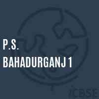 P.S. Bahadurganj 1 Primary School Logo