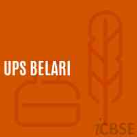 Ups Belari Middle School Logo