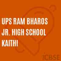 Ups Ram Bharos Jr. High School Kaithi Logo
