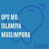 Ups Md. Islamiya Muslimpura Middle School Logo