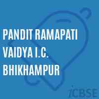 Pandit Ramapati Vaidya I.C. Bhikhampur High School Logo