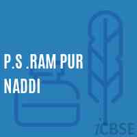 P.S .Ram Pur Naddi Primary School Logo