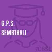 G.P.S. Semrthali Primary School Logo