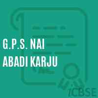 G.P.S. Nai Abadi Karju Primary School Logo