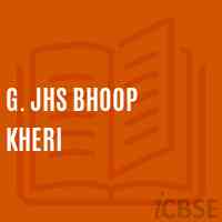 G. Jhs Bhoop Kheri Middle School Logo