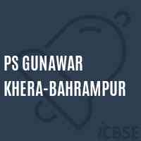 Ps Gunawar Khera-Bahrampur Primary School Logo