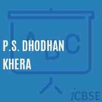 P.S. Dhodhan Khera Primary School Logo