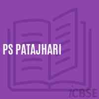 Ps Patajhari Primary School Logo