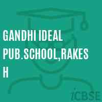 Gandhi Ideal Pub.School,Rakesh Logo