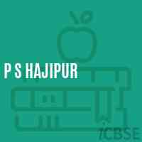 P S Hajipur Primary School Logo