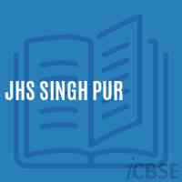 Jhs Singh Pur Middle School Logo