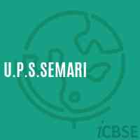 U.P.S.Semari Middle School Logo