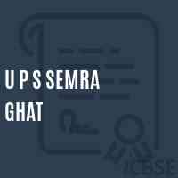 U P S Semra Ghat Middle School Logo
