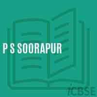 P S Soorapur Primary School Logo