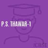 P.S. Thawar-1 Primary School Logo