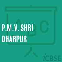 P.M.V. Shri Dharpur Middle School Logo