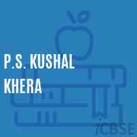 P.S. Kushal Khera Primary School Logo