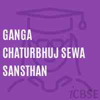 Ganga Chaturbhuj Sewa Sansthan Middle School Logo