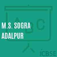 M.S. Sogra Adalpur Middle School Logo