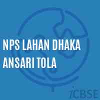 Nps Lahan Dhaka Ansari Tola Primary School Logo