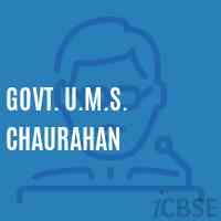 Govt. U.M.S. Chaurahan Middle School Logo